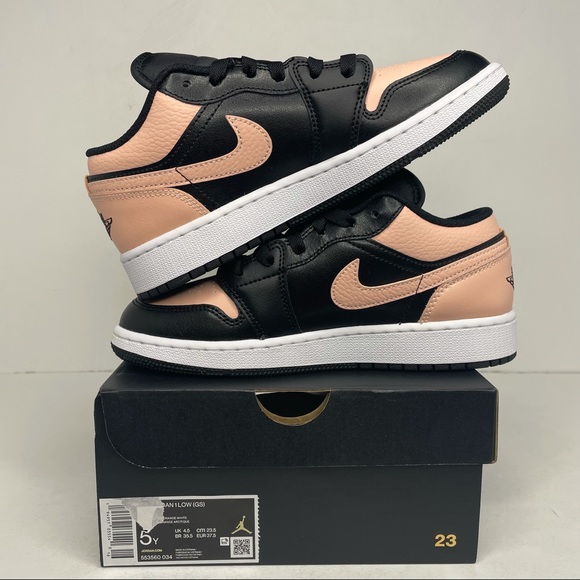 Nike Air Jordan 1 Retro Low GS “Crimson Tint” NEW - Picture 3 of 4